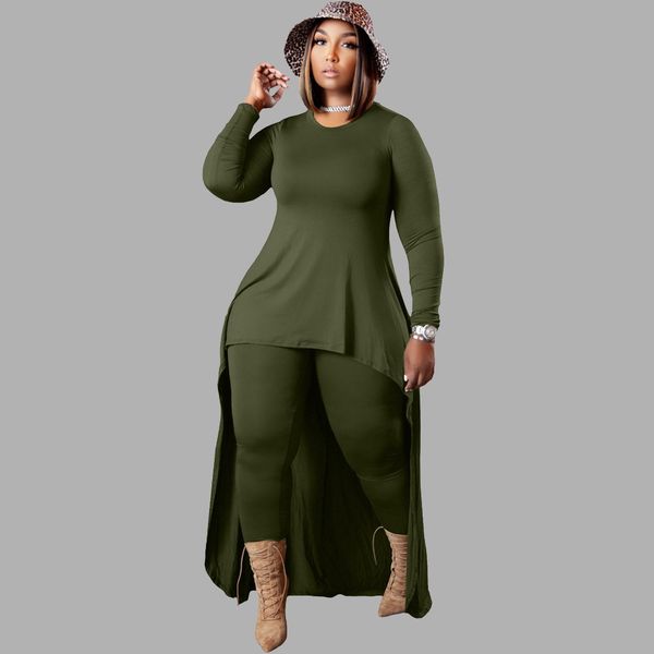 women's plus size tracksuits 5xl 4xl for women two piece sets round neck long sleeve irregular maxi tight pants street wear clothing w, Black
women's plus size tracksuits 5xl 4xl for women two piece sets round neck long sleeve irregular maxi tight pants street wear clothing w, Black
