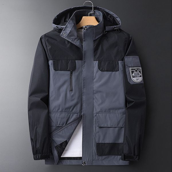 men's jackets plus size 8xl windbreaker waterproof trench coat fashion climbing camping jacket male outdoor outerwear big 230130, Black;brown
men's jackets plus size 8xl windbreaker waterproof trench coat fashion climbing camping jacket male outdoor outerwear big 230130, Black;brown