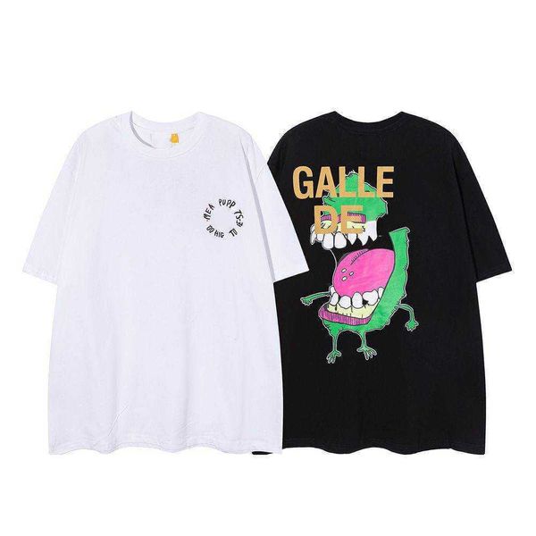 fashion brand designer t shirt summer galleryes depts ogre cartoon printing loose casual men's and women's shirts, White;black
fashion brand designer t shirt summer galleryes depts ogre cartoon printing loose casual men's and women's shirts, White;black