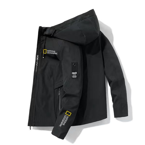 men's jackets outdoor camping hiking jacket men breathable waterproof hoodie trench coat adventure jacket 230130, Black;brown
men's jackets outdoor camping hiking jacket men breathable waterproof hoodie trench coat adventure jacket 230130, Black;brown