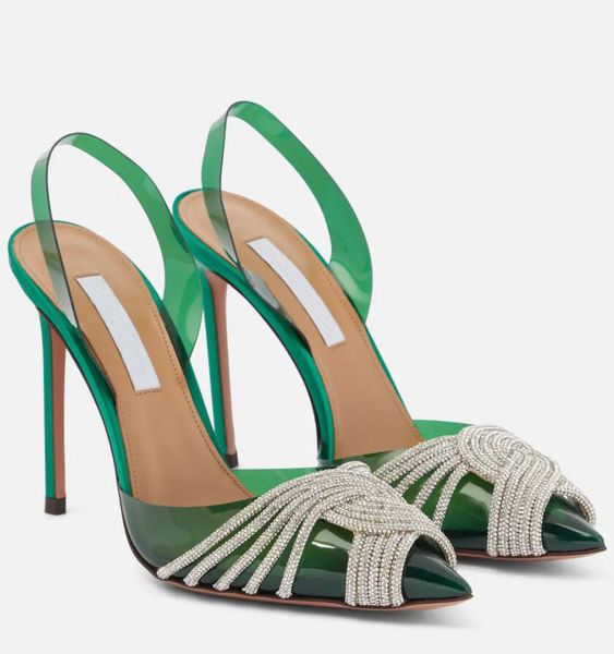 summer sandal luxury design woman shoes aquazzura- gatsby sling embellished pvc slingback pumps wedding party dress shoes 35-43 super, Black
summer sandal luxury design woman shoes aquazzura- gatsby sling embellished pvc slingback pumps wedding party dress shoes 35-43 super, Black