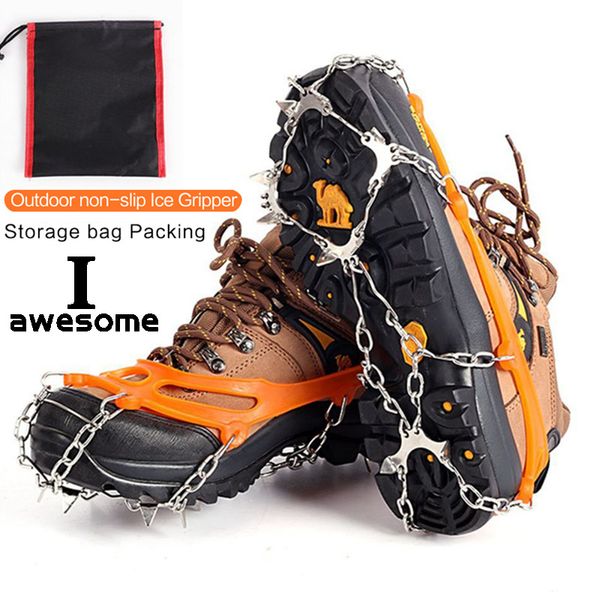 new 10 teeth stainless steel ice gripper mountaineering crampons spike for shoes anti slip hiking climbing snow spikes crampons cleats claws
new 10 teeth stainless steel ice gripper mountaineering crampons spike for shoes anti slip hiking climbing snow spikes crampons cleats claws
