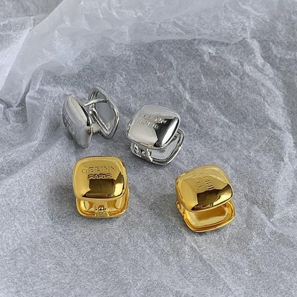 earrings 925 silver dangles chandeliers simple french american frosted gold letter female metal circle light luxury sense square wide plate
earrings 925 silver dangles chandeliers simple french american frosted gold letter female metal circle light luxury sense square wide plate