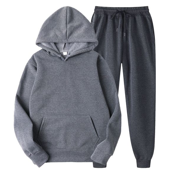 men's tracksuits tracksuit fashion hoodies suits solid sets sweatshirtssweatpants spring autumn fleece hooded pullover 2 pieces set 230, Gray
men's tracksuits tracksuit fashion hoodies suits solid sets sweatshirtssweatpants spring autumn fleece hooded pullover 2 pieces set 230, Gray