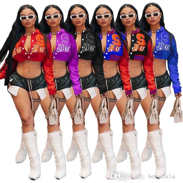 women jackets designer 2023 spring new slim open umbilical round neck loose short jacket bomber s-xxl, Black;brown
women jackets designer 2023 spring new slim open umbilical round neck loose short jacket bomber s-xxl, Black;brown