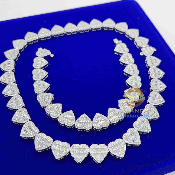 women necklace fine jewelry silver 925 iced out diamond vvs moissanite hip hop chain
women necklace fine jewelry silver 925 iced out diamond vvs moissanite hip hop chain