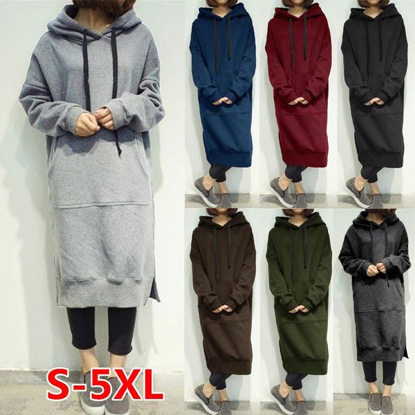 women's hoodies sweatshirts women long autumn winter loose hooded casual oversized sweatshirt baggy pullovers dress 7 colors s5xl 23013, Black
women's hoodies sweatshirts women long autumn winter loose hooded casual oversized sweatshirt baggy pullovers dress 7 colors s5xl 23013, Black
