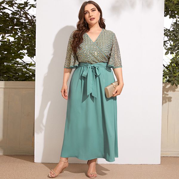 plus size dresses toleen women elegant size large maxi summer green oversized long robe evening party wedding festival clothing 230130, Black
plus size dresses toleen women elegant size large maxi summer green oversized long robe evening party wedding festival clothing 230130, Black