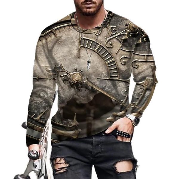 men's t-shirts vintage print t-shirt 3d clock long sleeve casual o- neck 5xl cotton oversized tee man clothes 230131, White;black
men's t-shirts vintage print t-shirt 3d clock long sleeve casual o- neck 5xl cotton oversized tee man clothes 230131, White;black