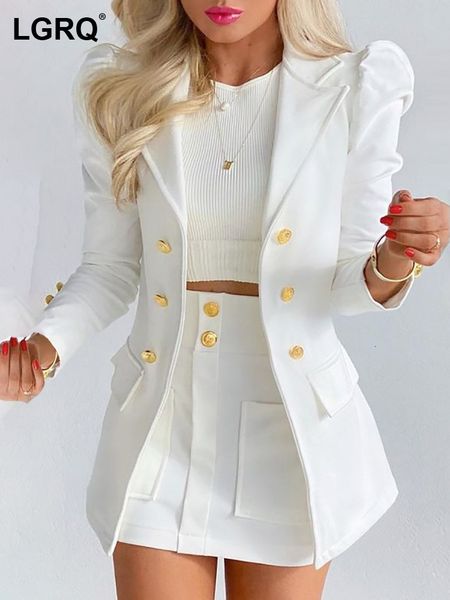 two piece dress lgrq summer fashion women clothes full sleeves blazer printed single breasted jacket and mini skirt set ww005h 230130, White
two piece dress lgrq summer fashion women clothes full sleeves blazer printed single breasted jacket and mini skirt set ww005h 230130, White