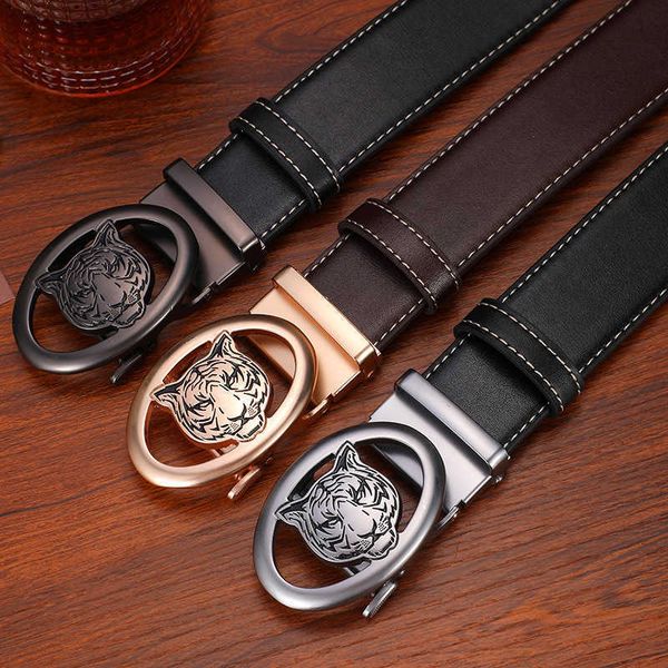 2023 new men automatic belt buckle fashion retro tiger head youth personalized waist width 3.5cm designer brand belt, Black;brown
2023 new men automatic belt buckle fashion retro tiger head youth personalized waist width 3.5cm designer brand belt, Black;brown
