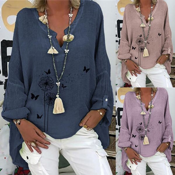 women's tshirt solid blouse summer loose plus size women autumn long sleeve butterfly dandelion print tunic 3xl 230131, White
women's tshirt solid blouse summer loose plus size women autumn long sleeve butterfly dandelion print tunic 3xl 230131, White