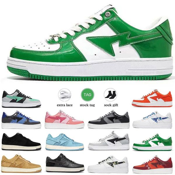 bapestas sk8 sta mens running shoes jjjjound pastel pink patent leather camo combo green black white suede suede men women trainers sports s
bapestas sk8 sta mens running shoes jjjjound pastel pink patent leather camo combo green black white suede suede men women trainers sports s