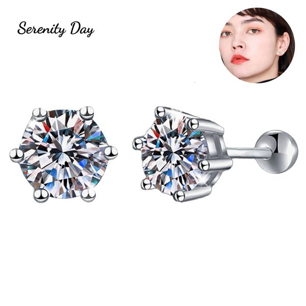 stud serenity day s925 silver screw thread classic sixclaw 2ct a pair earrings for women wedding bride fine jewelry 230130, Golden;silver
stud serenity day s925 silver screw thread classic sixclaw 2ct a pair earrings for women wedding bride fine jewelry 230130, Golden;silver