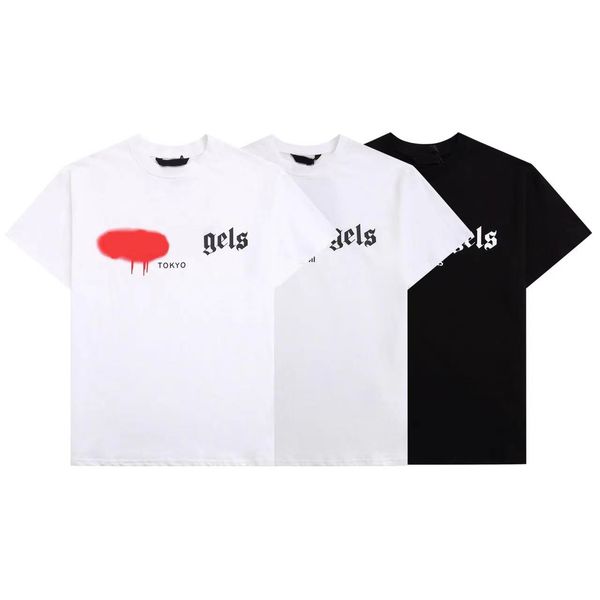 men's t shirts summer tees plam mens women angels designers shirts fashion mans casual cotton back letter shirt shorts sleeve tshirts, White;black
men's t shirts summer tees plam mens women angels designers shirts fashion mans casual cotton back letter shirt shorts sleeve tshirts, White;black