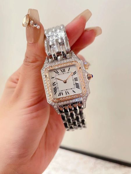 2023 new women's diamond watch quartz movement fine steel case 27mm size 6mm ultra-thin, Slivery;brown
2023 new women's diamond watch quartz movement fine steel case 27mm size 6mm ultra-thin, Slivery;brown