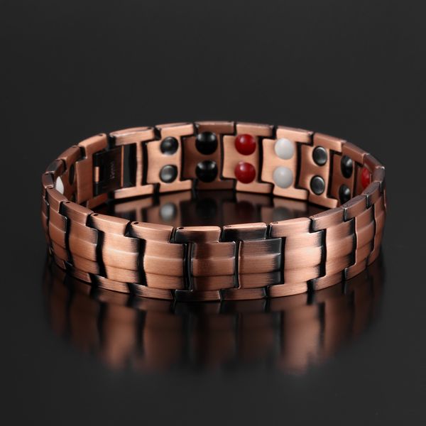 charm bracelets men magnetic health bracelet 99.95% pure copper power energy bracelet for men blood pressure magnets jewelry wholesale 23013, Golden;silver
charm bracelets men magnetic health bracelet 99.95% pure copper power energy bracelet for men blood pressure magnets jewelry wholesale 23013, Golden;silver