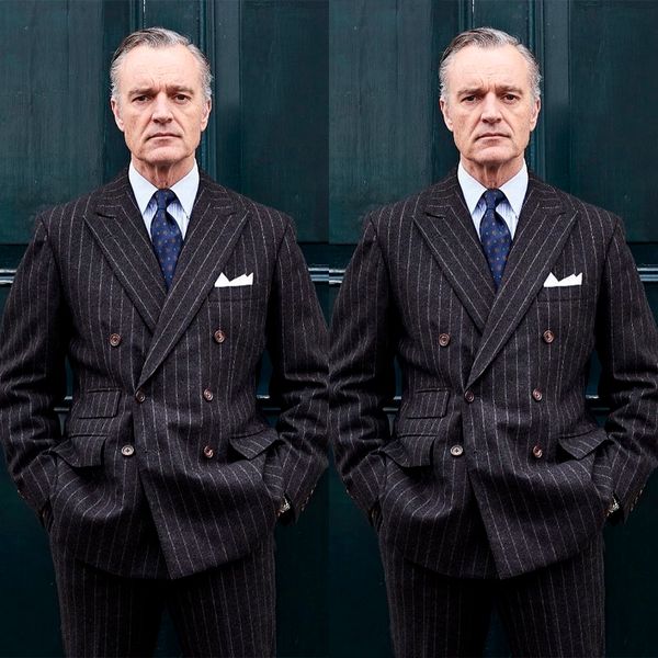 two pieces wedding tuxedos men suits classical suit wool blend strip double breasted customized peaked lapel pockets bridegroom coat pants, Black;gray
two pieces wedding tuxedos men suits classical suit wool blend strip double breasted customized peaked lapel pockets bridegroom coat pants, Black;gray