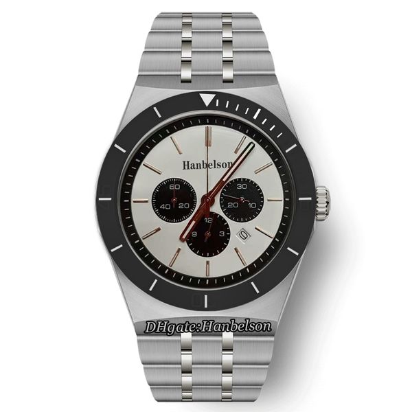 mens watch panda dial quartz movement steel strap chronograph watches sport wristwatch 42mm, Slivery;brown
mens watch panda dial quartz movement steel strap chronograph watches sport wristwatch 42mm, Slivery;brown