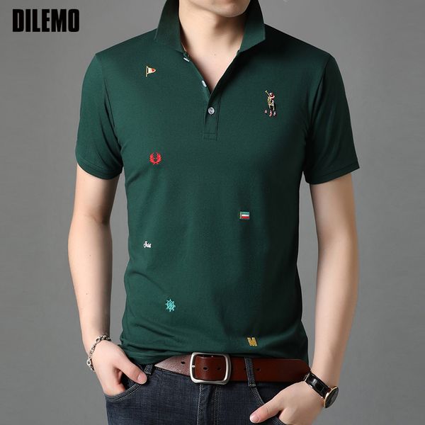 men's t-shirts polo shirt men summer brand turn down collar designer short sleeve casual fashions man clothing 230131, White;black
men's t-shirts polo shirt men summer brand turn down collar designer short sleeve casual fashions man clothing 230131, White;black