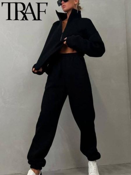 women's tracksuits traf 2023 spring jogging women loose tracksuit suit two pieces sets zipper casual y2k sweatshirt sport pants female, Gray
women's tracksuits traf 2023 spring jogging women loose tracksuit suit two pieces sets zipper casual y2k sweatshirt sport pants female, Gray