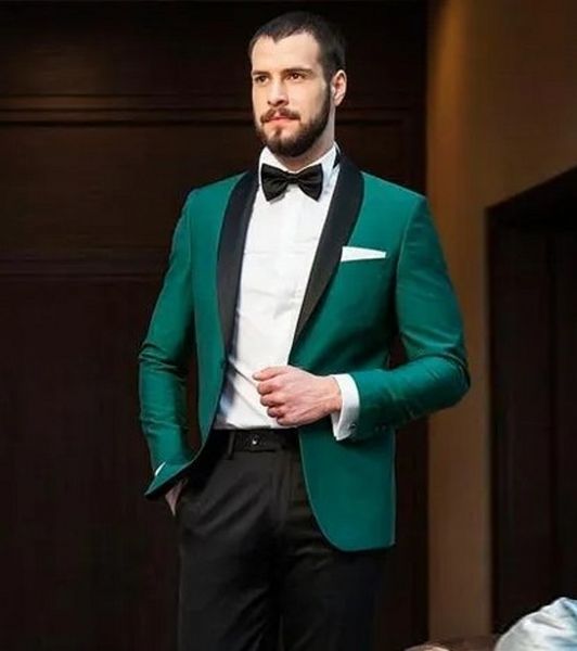 brand new green groom tuxedos black shawl lapel slim fit men wedding tuxedo fashion men jacket blazer men prom dinner/darty suit jacket pant, Black;gray
brand new green groom tuxedos black shawl lapel slim fit men wedding tuxedo fashion men jacket blazer men prom dinner/darty suit jacket pant, Black;gray