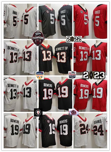 brock bowers stetson bennett iv 2023 college football champions jersey kelee ringo 24 malaki starks 88 jalen carter vince dooley peach bowl, Black;red
brock bowers stetson bennett iv 2023 college football champions jersey kelee ringo 24 malaki starks 88 jalen carter vince dooley peach bowl, Black;red