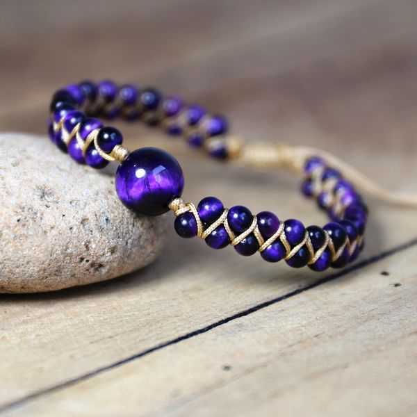 charm bracelets handmade natural stone charm bracelets purple tiger eye string braided bracelets friendship wrap bracelet femme women jewelr, Golden;silver
charm bracelets handmade natural stone charm bracelets purple tiger eye string braided bracelets friendship wrap bracelet femme women jewelr, Golden;silver