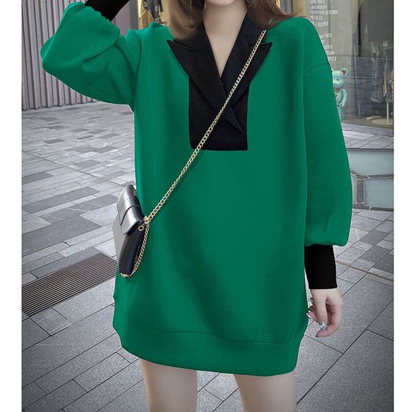 women's jackets spring autumn loose plus size women slightly fat contrasting colors splicing medium long sense of luxury korean style s, Black;brown
women's jackets spring autumn loose plus size women slightly fat contrasting colors splicing medium long sense of luxury korean style s, Black;brown