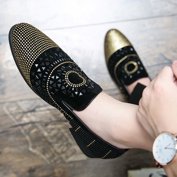 dress shoes brand black men velvet crystal luxury moccasins mens loafers office business party man casual 230130
dress shoes brand black men velvet crystal luxury moccasins mens loafers office business party man casual 230130