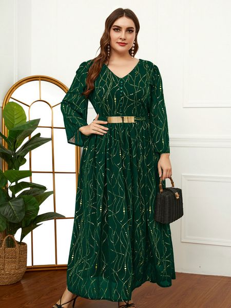 plus size dresses toleen women size maxi spring green large long sleeve luxury designer chic elegant evening party robe clothing 230130, Black
plus size dresses toleen women size maxi spring green large long sleeve luxury designer chic elegant evening party robe clothing 230130, Black