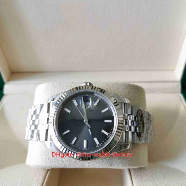 clean factory mens watch better quality 41mm 126334 grey dial watches 904l steel jubilee bracelet cal.3235 movement mechanical automatic men, Slivery;brown
clean factory mens watch better quality 41mm 126334 grey dial watches 904l steel jubilee bracelet cal.3235 movement mechanical automatic men, Slivery;brown