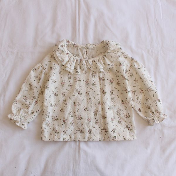 kids shirts korean style baby girls floral printed blouses spring toddlers children ruffles collar long sleeve kids shirts 230130, White;black
kids shirts korean style baby girls floral printed blouses spring toddlers children ruffles collar long sleeve kids shirts 230130, White;black