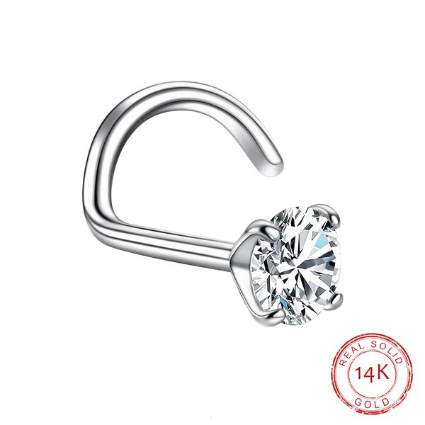 nose rings studs anujewel solid 14k gold 20/18g nose ring 3mm diamond pierce body jewelry wholesale with certificate 230130, Silver
nose rings studs anujewel solid 14k gold 20/18g nose ring 3mm diamond pierce body jewelry wholesale with certificate 230130, Silver