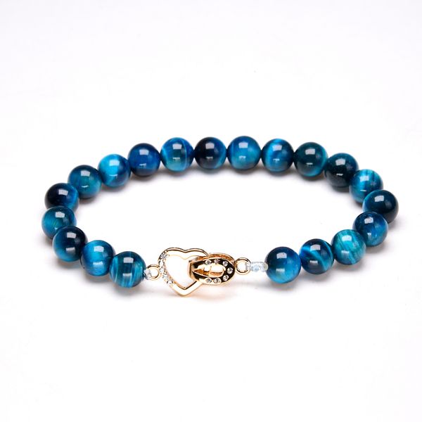 beaded minimalist 8mm lake blue tiger eyes beads bracelet wome natural stone braslet for gile handmade love heart shape copper clasps 230131, Black
beaded minimalist 8mm lake blue tiger eyes beads bracelet wome natural stone braslet for gile handmade love heart shape copper clasps 230131, Black