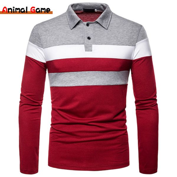 men's polos autumn long sleeve contrasting tshirt casual shirts fitness stitching lapel men clothing 230130, White;black
men's polos autumn long sleeve contrasting tshirt casual shirts fitness stitching lapel men clothing 230130, White;black