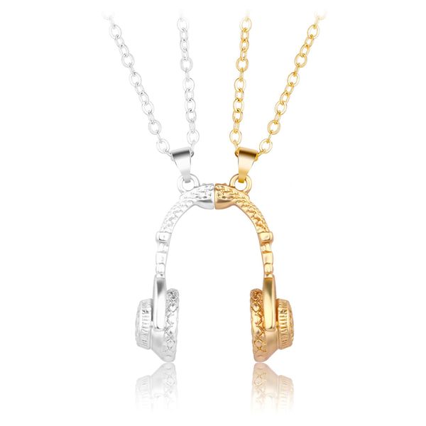 new headset couple necklace magnetic pendant necklace fashion personality men and women valentine's day gift jewelry, Silver
new headset couple necklace magnetic pendant necklace fashion personality men and women valentine's day gift jewelry, Silver