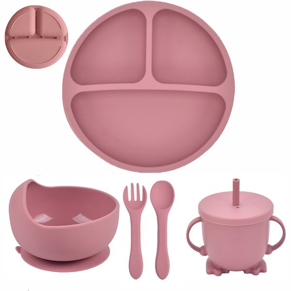 cups dishes utensils 4/5pcs baby silicone bowl divided plate feeding bowl straw cup fork spoon for toddlers training tableware set bpa 23013
cups dishes utensils 4/5pcs baby silicone bowl divided plate feeding bowl straw cup fork spoon for toddlers training tableware set bpa 23013