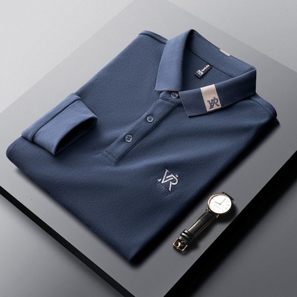 men's polos high end 100% cotton polo shirt men's long sleeve autumn trend embroidery loose t casual paul 230130, White;black
men's polos high end 100% cotton polo shirt men's long sleeve autumn trend embroidery loose t casual paul 230130, White;black