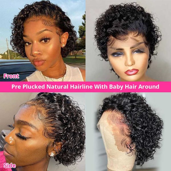 nxy lace wigs 200% pixie cut wig short bob water wave curly human hair deep frontal for women remy 230106, Black;brown
nxy lace wigs 200% pixie cut wig short bob water wave curly human hair deep frontal for women remy 230106, Black;brown