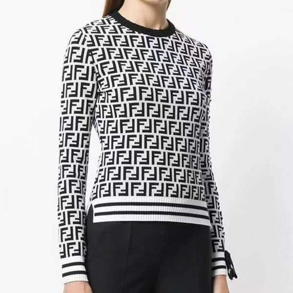 sweater womens spring autumn sweaters sweaters round neck striped fashion long sleeve women high end jacquard cardigan knitting sweaters coa, White;black
sweater womens spring autumn sweaters sweaters round neck striped fashion long sleeve women high end jacquard cardigan knitting sweaters coa, White;black