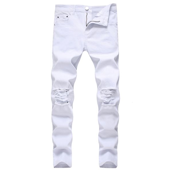 men's jeans godlikeu white mens ripped distressed black skinny denim hip hop button stretch pants 230131, Blue
men's jeans godlikeu white mens ripped distressed black skinny denim hip hop button stretch pants 230131, Blue