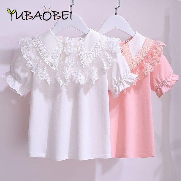 kids shirts white girls short sleeve t-shirt summer cotton teen kids lace lapel blouse cheildren school clothes 3-12 y 230130, White;black
kids shirts white girls short sleeve t-shirt summer cotton teen kids lace lapel blouse cheildren school clothes 3-12 y 230130, White;black