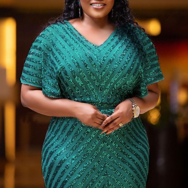 plus size dresses size green evening party dress for women 3xl elegant wedding formal clothing simple design sequin long large sizes 230130, Black
plus size dresses size green evening party dress for women 3xl elegant wedding formal clothing simple design sequin long large sizes 230130, Black