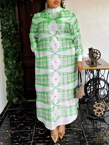 plus size dresses size vonda vintage plaid printed dress autumn women long sleeve party robe casual stand collar bohemian maxi sundress 5xl, Black
plus size dresses size vonda vintage plaid printed dress autumn women long sleeve party robe casual stand collar bohemian maxi sundress 5xl, Black