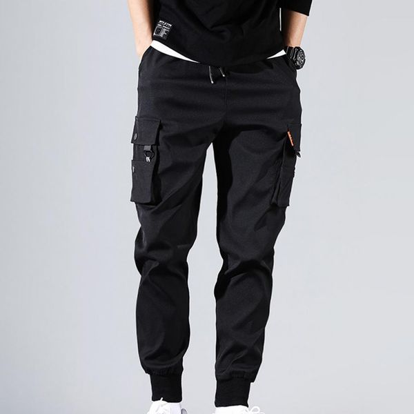 men's pants men's pants solid color thin male beam feet cargo pants waterproof pockets breathable casual trousers streetwear ropa, Black
men's pants men's pants solid color thin male beam feet cargo pants waterproof pockets breathable casual trousers streetwear ropa, Black