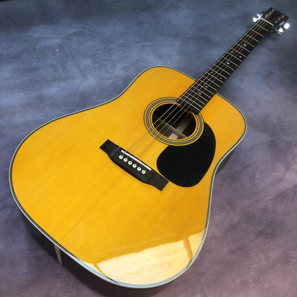 41 "d barrel original corner face yellow solid wood throwing face acoustic acoustic guitar
41 "d barrel original corner face yellow solid wood throwing face acoustic acoustic guitar