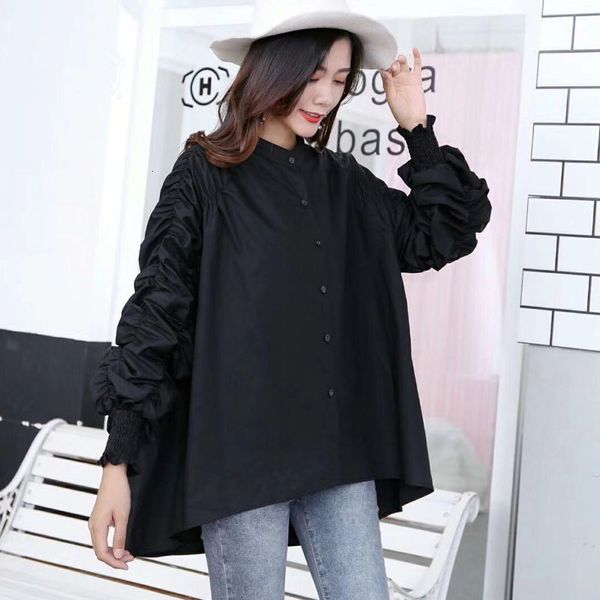 women's tshirt autumn blouse lantern sleeve asymmetric ladies loose long white irregular vintage 230131
women's tshirt autumn blouse lantern sleeve asymmetric ladies loose long white irregular vintage 230131