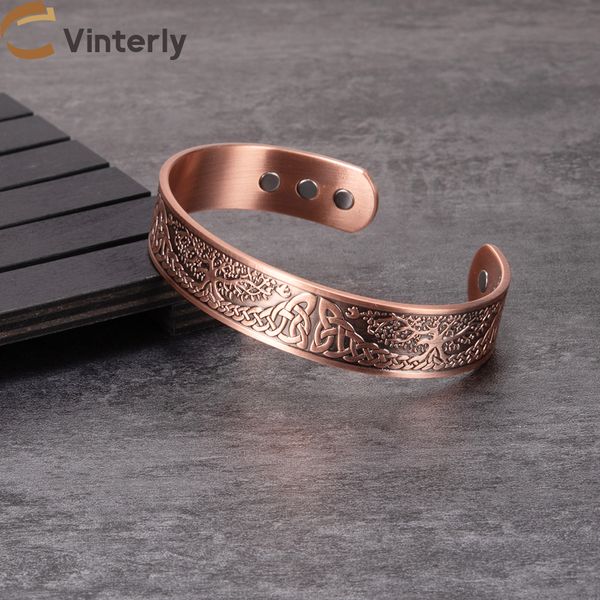 bangle yggdrasil pure copper magnetic bracelet male adjustable energy magnetic bracelet benefits wristband viking knot men bracelets 230131, Black
bangle yggdrasil pure copper magnetic bracelet male adjustable energy magnetic bracelet benefits wristband viking knot men bracelets 230131, Black