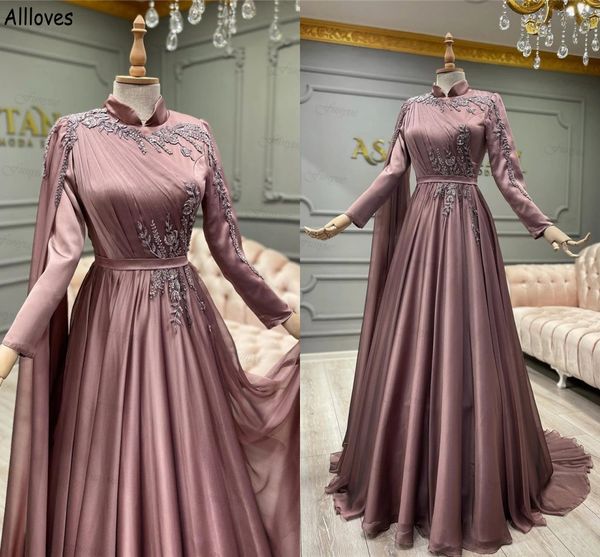 high collar muslim caftan moroccan prom dresses dubai arabic long sleeves women formal occasion evening gowns with side wrap lace appliques, Black
high collar muslim caftan moroccan prom dresses dubai arabic long sleeves women formal occasion evening gowns with side wrap lace appliques, Black